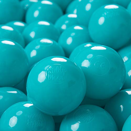 KiddyMoon 50 ∅ 7Cm Kinder Bälle Spielbälle Für Bällebad Baby Einfarbige Plastikbälle Made In EU, Türkis KiddyMoon 50 ∅ 7Cm Kinder Bälle Spielbälle Für Bällebad Baby Einfarbige Plastikbälle Made In EU, Türkis von KiddyMoon