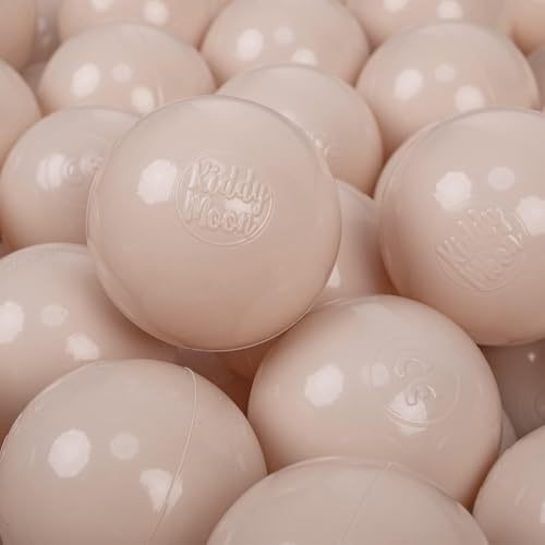 KiddyMoon 700 Bälle/7Cm Kinder Bälle Spielbälle Für Bällebad Baby Einfarbige Plastikbälle Made In EU, Pastellbeige KiddyMoon 700 Bälle/7Cm Kinder Bälle Spielbälle Für Bällebad Baby Einfarbige Plastikbälle Made In EU, Pastellbeige von KiddyMoon