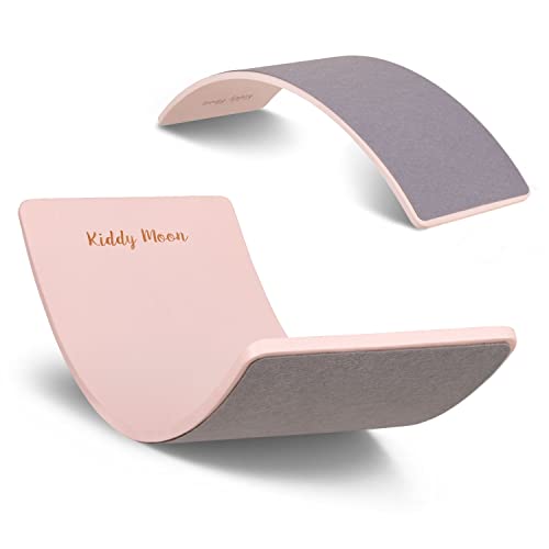 KiddyMoon Balance Board Aus Holz Für Kinder, Babys Montessori Spielzeug, Gleichgewicht, Balancieren Babys Holzspielzeug, Balancebrett Wackelbrett Gleichgewicht, Pink KiddyMoon Balance Board Aus Holz Für Kinder, Babys Montessori Spielzeug, Gleichgewicht, Balancieren Babys Holzspielzeug, Balancebrett Wackelbrett Gleichgewicht, Pink von KiddyMoon