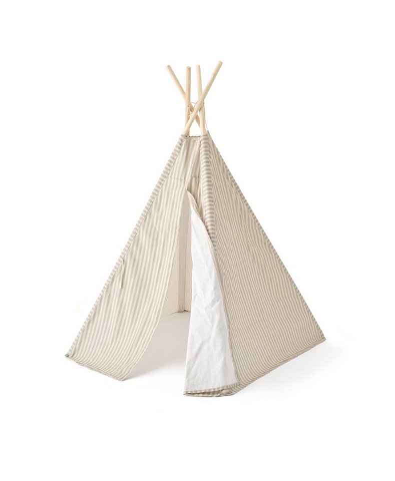 Kids Concept Spielzelt Tipi Spielzelt Streifen 100x95x140 cm von Kids Concept