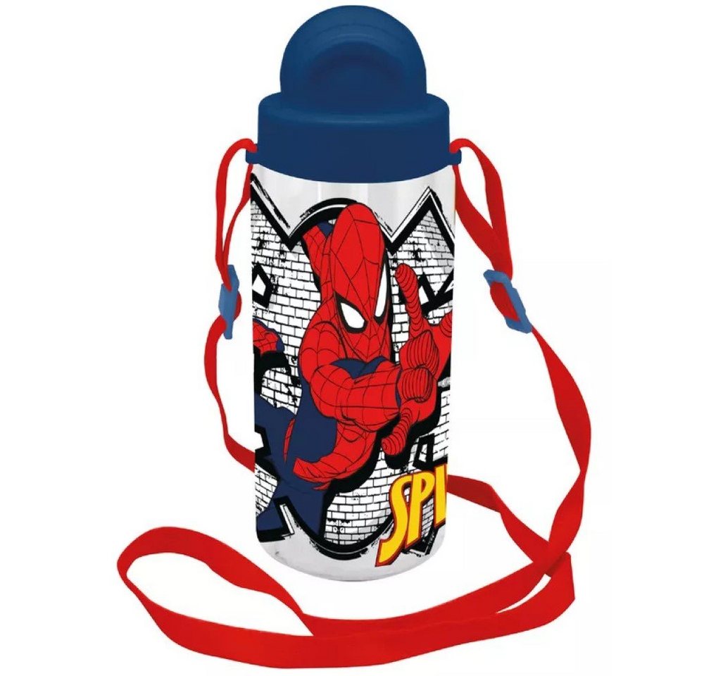 Kids Euroswan Trinkflasche Spiderman Trinkflasche mit Tragegurt Kids Euroswan Trinkflasche Spiderman Trinkflasche mit Tragegurt von Kids Euroswan