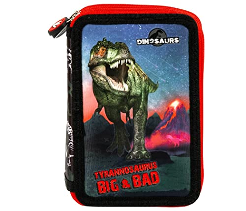 Dinosaurier Dino T-REX 3-Fach 43 Teile Dreistöckig FEDERTASCHE FEDERMAPPE Federmäppchen Etui mit Sticker-von-Kids4shop Dinosaurier Dino T-REX 3-Fach 43 Teile Dreistöckig FEDERTASCHE FEDERMAPPE Federmäppchen Etui mit Sticker-von-Kids4shop von kids4shop