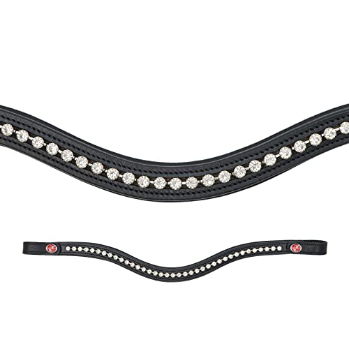 Kieffer Stirnband Flexi Loop Crystal Clear schwarz/schwarz unterlegt geschwungen, Größe:WB Kieffer Stirnband Flexi Loop Crystal Clear schwarz/schwarz unterlegt geschwungen, Größe:WB von Kieffer