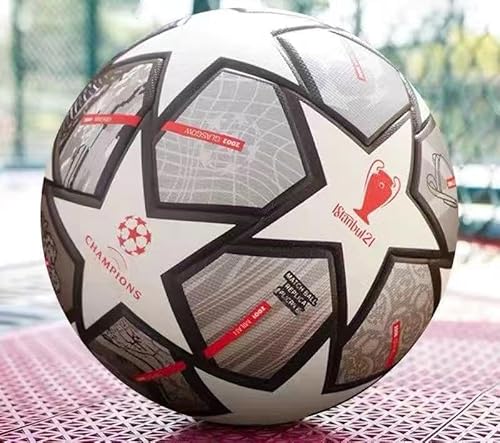 Kiehiu Liga Fußball-Fans Fanartikel, reguläre Nr. 5, Ball, Geburtstagsgeschenk, Größe 5, Grau Kiehiu Liga Fußball-Fans Fanartikel, reguläre Nr. 5, Ball, Geburtstagsgeschenk, Größe 5, Grau von Kiehiu