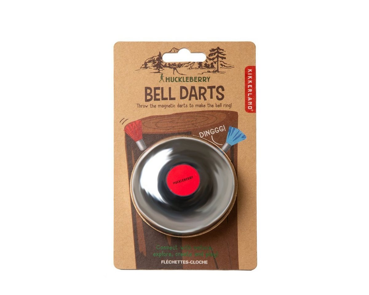 Kikkerland Dartscheibe Kinder Dartspiel mit Glocke und magnetischen Pfeilen Bell Darts, (5-tlg) Kikkerland Dartscheibe Kinder Dartspiel mit Glocke und magnetischen Pfeilen Bell Darts, (5-tlg) von Kikkerland