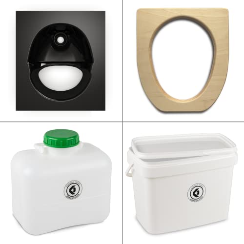Kildwick FreeLoo Magnet M - Komposttoilette Bausatz - schwarz von Kildwick Compost Toilets