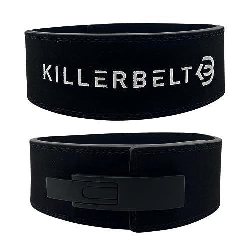 KillerBelt 10/13mm Premium - Gewichthebergürtel mit unzerbrechlicher Schnalle, Powerlifting-gewichthebergürtel herren für schweres Powerlifting, Hochleistungs-Schnellverschluss Gürtel für das Fitness von KillerBelt