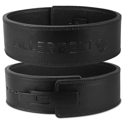 KillerBelt 13 mm Premium - Gewichthebergürtel mit unzerbrechlicher Schnalle, Powerlifting-gewichthebergürtel herren für schweres Powerlifting, Hochleistungs-Schnellverschluss Gürtel für das Fitness von KillerBelt