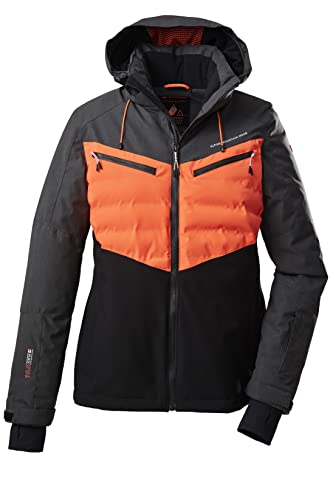 killtec (KILAH Damen Skijacke/Funktionsjacke mit abzippbarer Kapuze und Schneefang KSW 21 WMN SKI JCKT, anthrazitmelange, 40, 38619-000 von Killtec