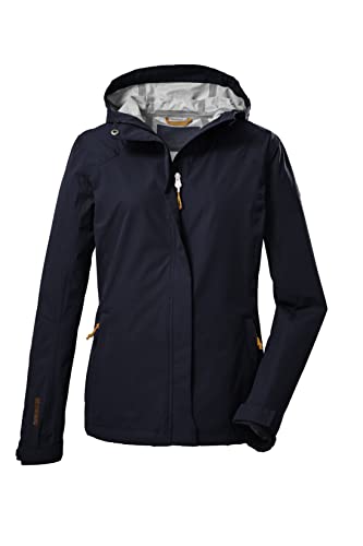 Killtec Damen 2 1/2 Lagen Funktionsjacke/Outdoorjacke mit Kapuze, packbar KOS 49 WMN JCKT; dunkelnavy, 42, 39167-000 von Killtec