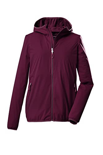 Killtec Damen 2-Lagen Funktionsjacke/Outdoorjacke mit Kapuze, packbar KOS 61 WMN JCKT; dunkelrose, 36, 39175-000 von Killtec