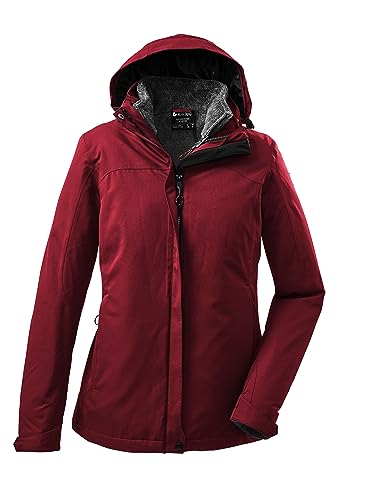 killtec Damen 3 in 1 Funktionsjacke/Outdoorjacke mit abzippbarer Kapuze und einzippbarer Fleecejacke KOW 168 WMN JCKT, rot, 38, 37948-000 killtec Damen 3 in 1 Funktionsjacke/Outdoorjacke mit abzippbarer Kapuze und einzippbarer Fleecejacke KOW 168 WMN JCKT, rot, 38, 37948-000 von Killtec