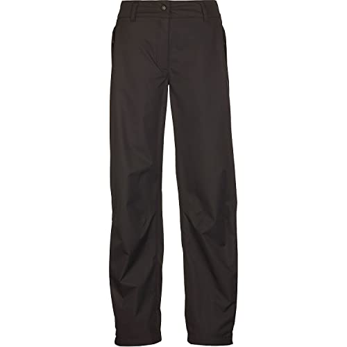 Killtec Damen Regenhose Asira, Überziehhose mit durchgehendem Reissverschluss, regenfeste Hose atmungsaktiv und winddicht, schwarz, 46 von Killtec