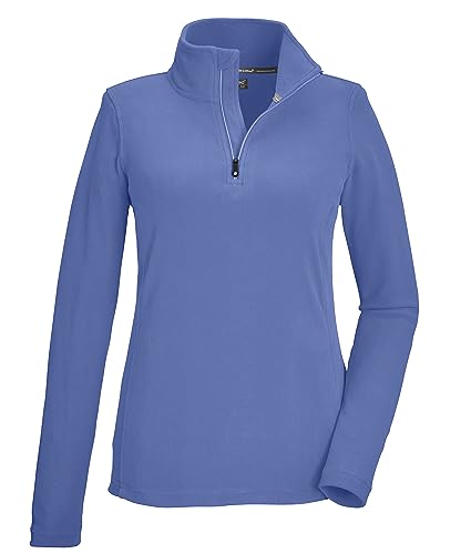 killtec Damen Fleeceshirt mit Stehkragen und Reißverschluss KSW 101 WMN FLC SHRT, Pale Blue, 48, 40880-000 von Killtec