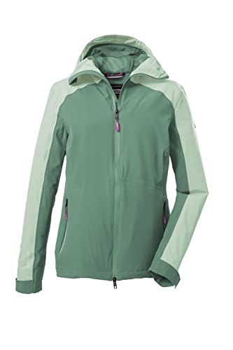 Killtec Damen Funktionsjacke/Outdoorjacke mit Kapuze und Unterarmventilation KOS 30 WMN JCKT; pistazie, 42, 39226-000 von Killtec