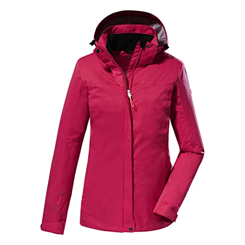 killtec Damen Funktionsjacke/Outdoorjacke mit abzippbarer Kapuze - KOS 133 WMN JCKT, rose, 44, 38383-000 von Killtec