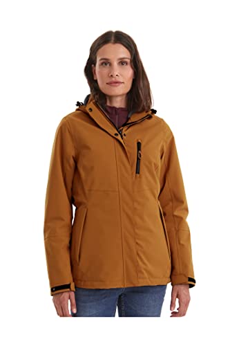 Killtec Damen Outdoorjacke Funktionsjacke mit abzippbarer Kapuze KOW 140 WMN Jckt wasserdicht, Winddicht, atmungsaktiv 00684-Karamell 40 Killtec Damen Outdoorjacke Funktionsjacke mit abzippbarer Kapuze KOW 140 WMN Jckt wasserdicht, Winddicht, atmungsaktiv 00684-Karamell 40 von Killtec