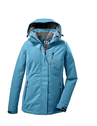 Killtec Damen Outdoorjacke Funktionsjacke mit abzippbarer Kapuze KOW 140 WMN Jckt wasserdicht, Winddicht, atmungsaktiv 00841-sturmblau 48 von Killtec