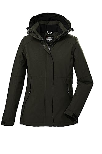 killtec Damen Funktionsjacke/Outdoorjacke mit abzippbarer Kapuze KOW 37 WMN JCKT, dunkeloliv, 40, 39702-000 killtec Damen Funktionsjacke/Outdoorjacke mit abzippbarer Kapuze KOW 37 WMN JCKT, dunkeloliv, 40, 39702-000 von Killtec