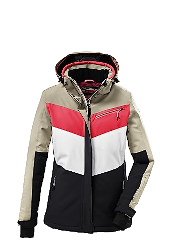 killtec Damen Funktionsjacke/Skijacke mit abzippbarer Kapuze und Schneefang KSW 253 WMN SKI JCKT, hell camel, 38, 37583-000 von Killtec