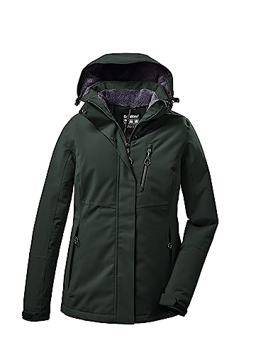 killtec Damen Funktionsjacke/Winterjacke mit abzippbarer Kapuze KOW 140 WMN JCKT, dunkelgrün, 40, 37411-000 killtec Damen Funktionsjacke/Winterjacke mit abzippbarer Kapuze KOW 140 WMN JCKT, dunkelgrün, 40, 37411-000 von Killtec