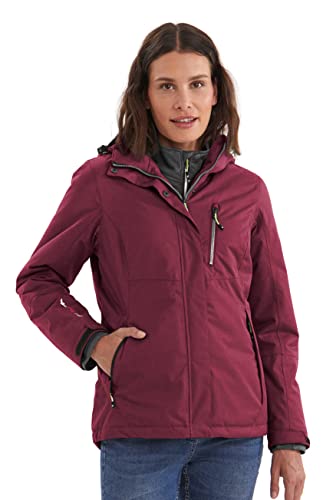 Killtec Damen Funktionsjacke Mit Abzippbarer Kapuze Nira, pflaume, 48, 32262-000 Killtec Damen Funktionsjacke Mit Abzippbarer Kapuze Nira, pflaume, 48, 32262-000 von Killtec
