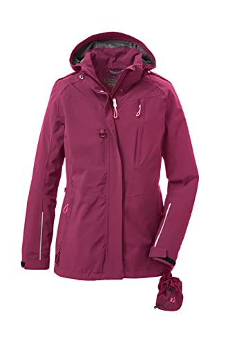 killtec Damen Funktionsjacke für Hundebesitzer mit abzippbarer Kapuze KOS 151 WMN JCKT, dunkelrose, 38, 38416-000 von Killtec