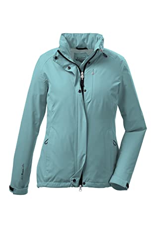 killtec Damen Funktionsjacke mit einrollbarer Kapuze, packbar KOS 25 WMN JCKT, aqua, 40, 38287-000 von Killtec