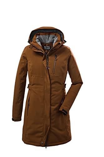 killtec Damen Funktionsparka/Parka mit abzippbarer Kapuze KOW 165 WMN PRK, dark curry, 48, 37726-000 von Killtec