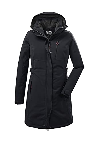 Killtec Damen Parka Funktionsparka mit abzippbarer Kapuze KOW 165 WMN PRK wasserdicht, Winddicht, atmungsaktiv 00200-schwarz 40 Killtec Damen Parka Funktionsparka mit abzippbarer Kapuze KOW 165 WMN PRK wasserdicht, Winddicht, atmungsaktiv 00200-schwarz 40 von Killtec