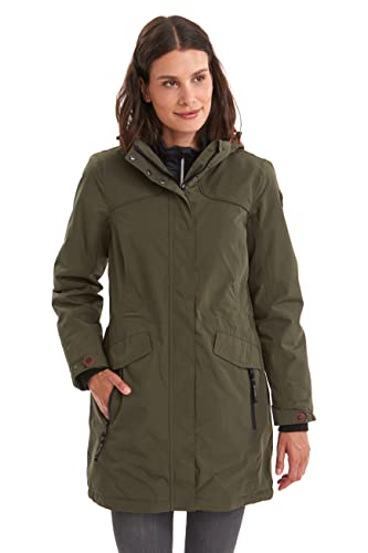 Killtec Damen Parka Grindavik WMN CT B - Funktionsparka mit abzippbarer Kapuze - Damen Jacke ist wasserdicht, dunkeloliv, 38, 35782-000 Killtec Damen Parka Grindavik WMN CT B - Funktionsparka mit abzippbarer Kapuze - Damen Jacke ist wasserdicht, dunkeloliv, 38, 35782-000 von Killtec