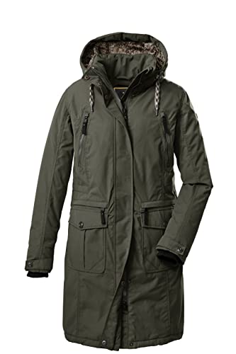 Killtec Damen Gw 47 Wmn Ct Casual Funktionsmantel mit abzippbarer Kapuze, oliv, 42 EU Killtec Damen Gw 47 Wmn Ct Casual Funktionsmantel mit abzippbarer Kapuze, oliv, 42 EU von Killtec