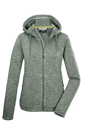 killtec Damen Jacke mit Kapuze/Powerstretchjacke KOW 6 WMN FLX JCKT, dunkelgrün, 40, 39681-000 von Killtec