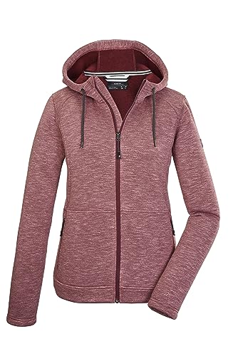 killtec Damen Jacke mit Kapuze/Powerstretchjacke KOW 6 WMN FLX JCKT, weinrot, 36, 39681-000 von Killtec