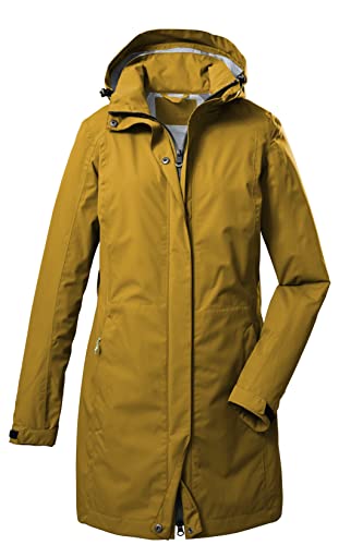 Killtec Damen KOS 93 WMN PRK 2 1/2 Lagen Funktionsparka/Parka mit abzippbarer Kapuze, dunkelgelb, 38 Killtec Damen KOS 93 WMN PRK 2 1/2 Lagen Funktionsparka/Parka mit abzippbarer Kapuze, dunkelgelb, 38 von Killtec
