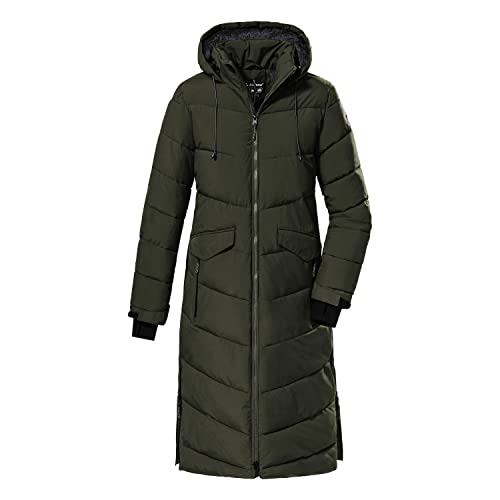 Killtec Damen Kow 62 Wmn Qltd Ct Wintermantel Mantel in Daunenoptik mit Kapuze, dunkeloliv, 38 EU Killtec Damen Kow 62 Wmn Qltd Ct Wintermantel Mantel in Daunenoptik mit Kapuze, dunkeloliv, 38 EU von Killtec