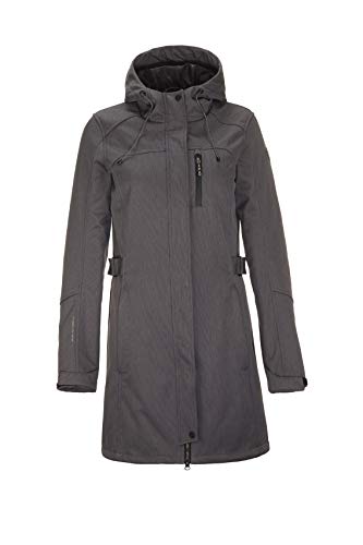 Killtec Damen Merielle Softshelljacke Mit Kapuze, Anthrazit, 40 Killtec Damen Merielle Softshelljacke Mit Kapuze, Anthrazit, 40 von Killtec