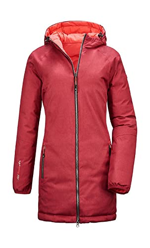 Killtec Damen Ostfold WMN PRK F Wendeparka Mit Kapuze, dunkelrot, 36 Killtec Damen Ostfold WMN PRK F Wendeparka Mit Kapuze, dunkelrot, 36 von Killtec