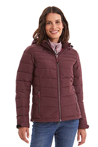 Killtec Damen Jacke In Daunenoptik Skane WMN Quilted JCKT A - Damenjacke mit abzippbarer Kapuze - Übergangsjacke ist wasserabweisend - Steppjacke, pflaume, 42, 35615-000 von Killtec