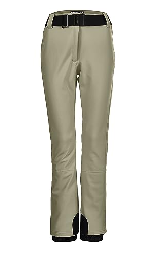 killtec Damen Skihose/Softshell Hose mit Schneefang und Gürtel KSW 221 WMN SKI SFTSHLL PNTS, hell Camel, 40, 37328-000 von Killtec