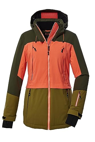 killtec Damen Skijacke/Funktionsjacke mit abzippbarer Kapuze und Schneefang KSW 91 WMN SKI JCKT, oliv, 44, 40839-000, Grün killtec Damen Skijacke/Funktionsjacke mit abzippbarer Kapuze und Schneefang KSW 91 WMN SKI JCKT, oliv, 44, 40839-000, Grün von Killtec