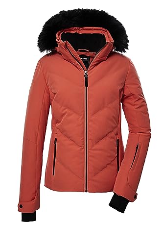 killtec Damen Skijacke/Steppjacke mit abzippbarer Kapuze und Schneefang KSW 58 WMN SKI QLTD JCKT, koralle, 40, 39724-000 von Killtec