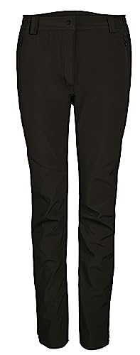 killtec Damen Softshellhose/Outdoorhose KOW 34 WMN SFTSHLL PNTS, schwarz, 38, 39847-000 von Killtec