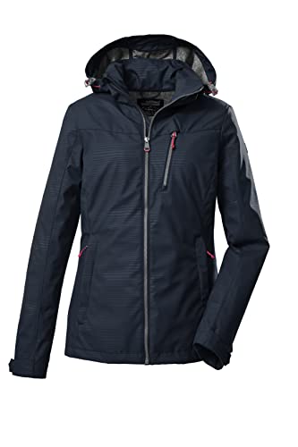 Killtec Damen Softshelljacke/Outdoorjacke mit abzippbarer Kapuze KOS 91 WMN SFTSHLL JCKT; dunkelnavy, 42, 39141-000 von Killtec