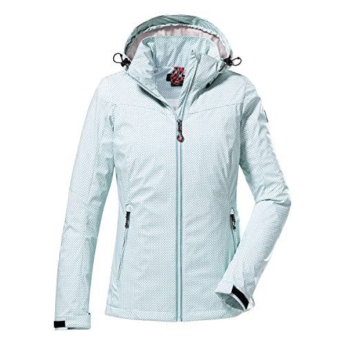 killtec Damen Softshelljacke/Outdoorjacke mit abzippbarer Kapuze KOS 103 WMN SFTSHLL JCKT, aqua, 48, 38014-000 von Killtec