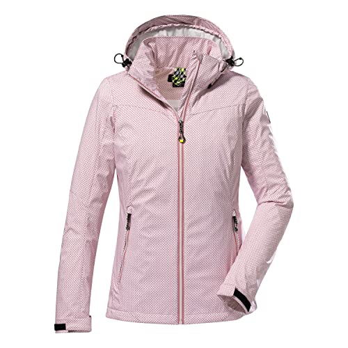 killtec Damen Softshelljacke/Outdoorjacke mit abzippbarer Kapuze KOS 103 WMN SFTSHLL JCKT, rosenholz, 36, 38014-000 von Killtec