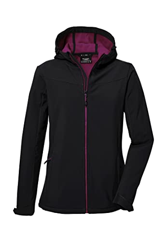 Killtec Damen Softshelljacke Softshell Jacke mit Kapuze KOS 179 WMN SFTSHLL Jckt 2 wasserabweisend, windabweisend 00200-schwarz 42 Killtec Damen Softshelljacke Softshell Jacke mit Kapuze KOS 179 WMN SFTSHLL Jckt 2 wasserabweisend, windabweisend 00200-schwarz 42 von Killtec