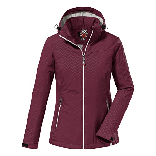 killtec Damen Softshelljacke mit abzippbarer Kapuze KOS 176 WMN SFTSHLL JCKT, dunkelrose, 38, 38390-000 von Killtec