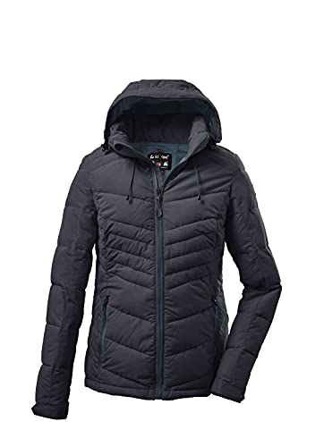 Killtec Damen Steppjacke Jacke in Daunenoptik mit abzippbarer Kapuze KOW 149 WMN QLTD Jckt wasserabweisend, atmungsaktiv, windabweisend 00814-dunkelnavy 38 von Killtec