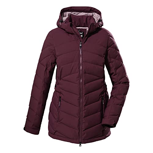 killtec Damen Steppmantel/Jacke in Daunenoptik mit abzippbarer Kapuze KOW 61 WMN QLTD JCKT, schwarz, 36, 38641-000 von Killtec